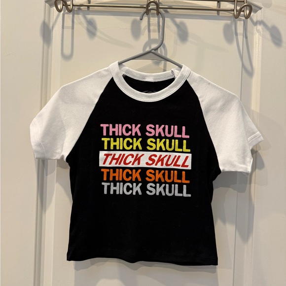 Paramore ‘Thick Skull’ Official Cropped Baby Tee - Picture 1 of 3